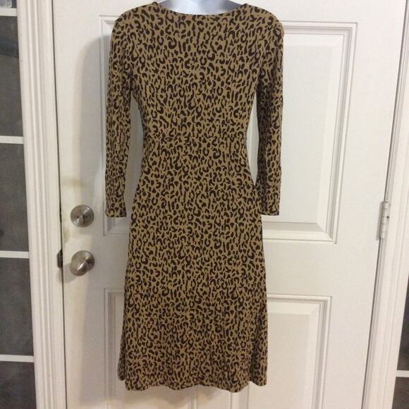 Ann Taylor Loft Animal Print Dress NWOT - Picture 8 of 8